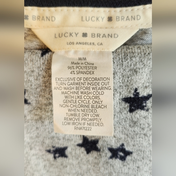 NWOT Lucky Brand Pajamas-4pc - Picture 3 of 5